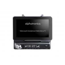 Alphatronics RS-10S FM-RDS autórádió motoros táblagép / okostelefon tartóval